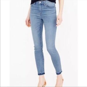 J. Crew | Lookout High Rise Crop Raw Hem Jeans 31